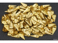 Чешуйки CR135 Малёк с рисками, 10,5 х 5 мм., латунь, 500 шт.